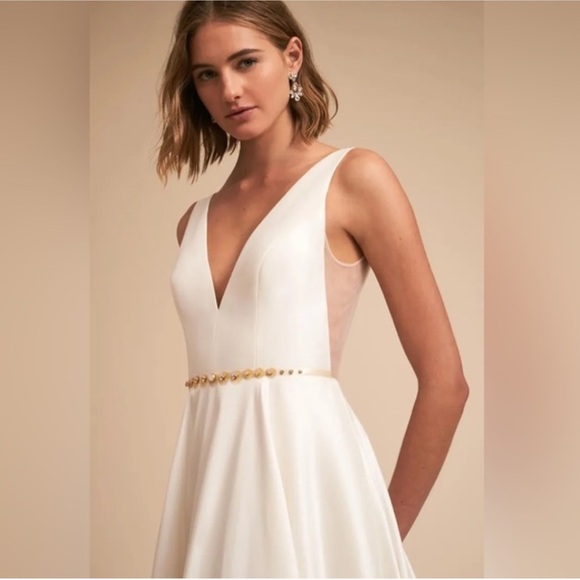 JENNY YOO OCTAVIA IVORY WEDDING GOWN - Picture 3 of 8